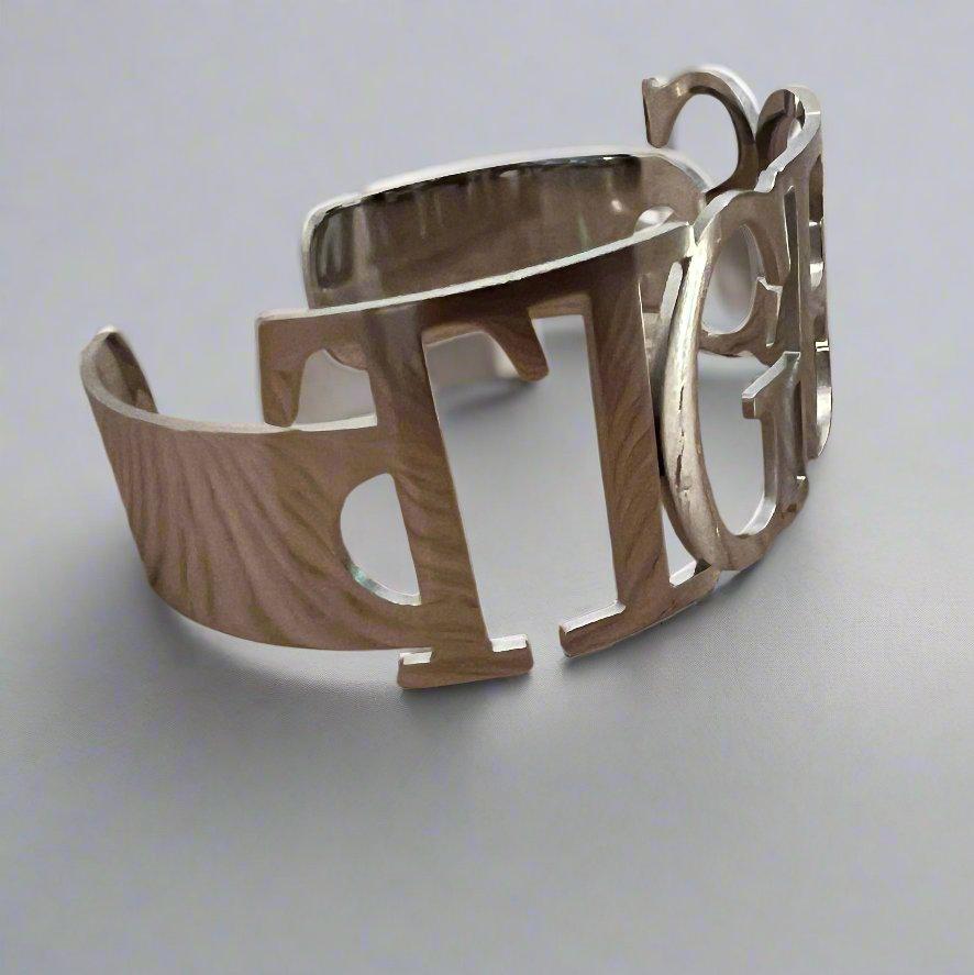 TIGERS Silver Bangle Cuff