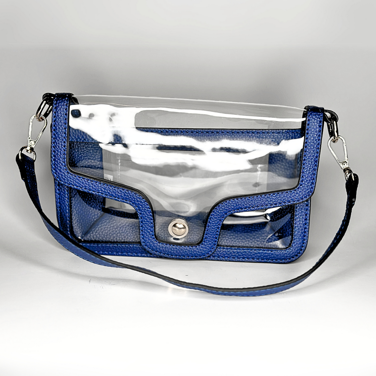 Game Day Clear Envelope Bag - Royal Blue