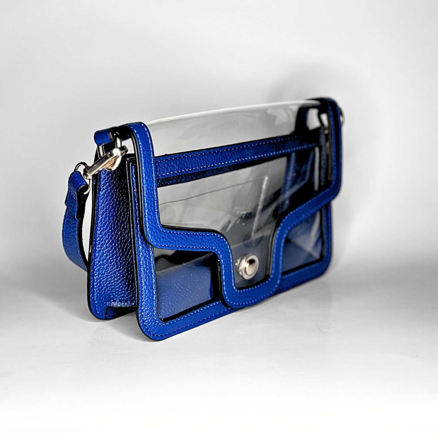 Game Day Clear Envelope Bag - Royal Blue