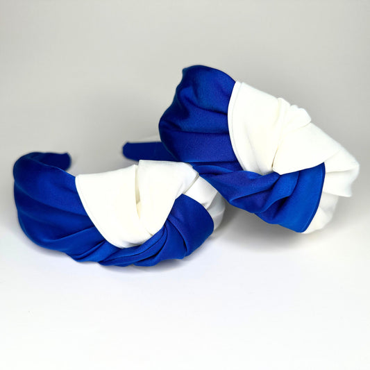 Blue & White Headband