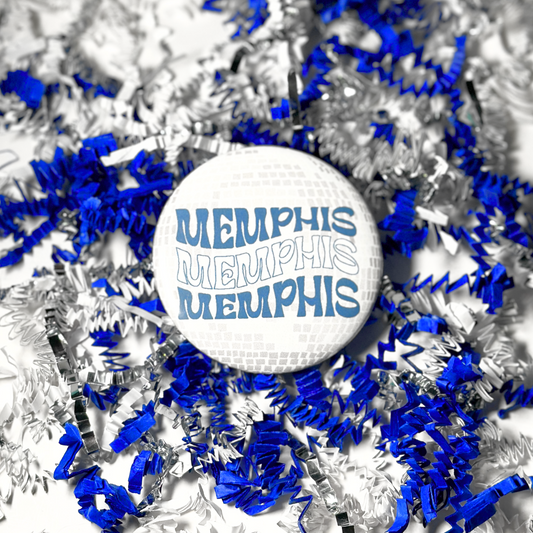 "MEMPHIS, MEMPHIS, MEMPHIS" Disco Button