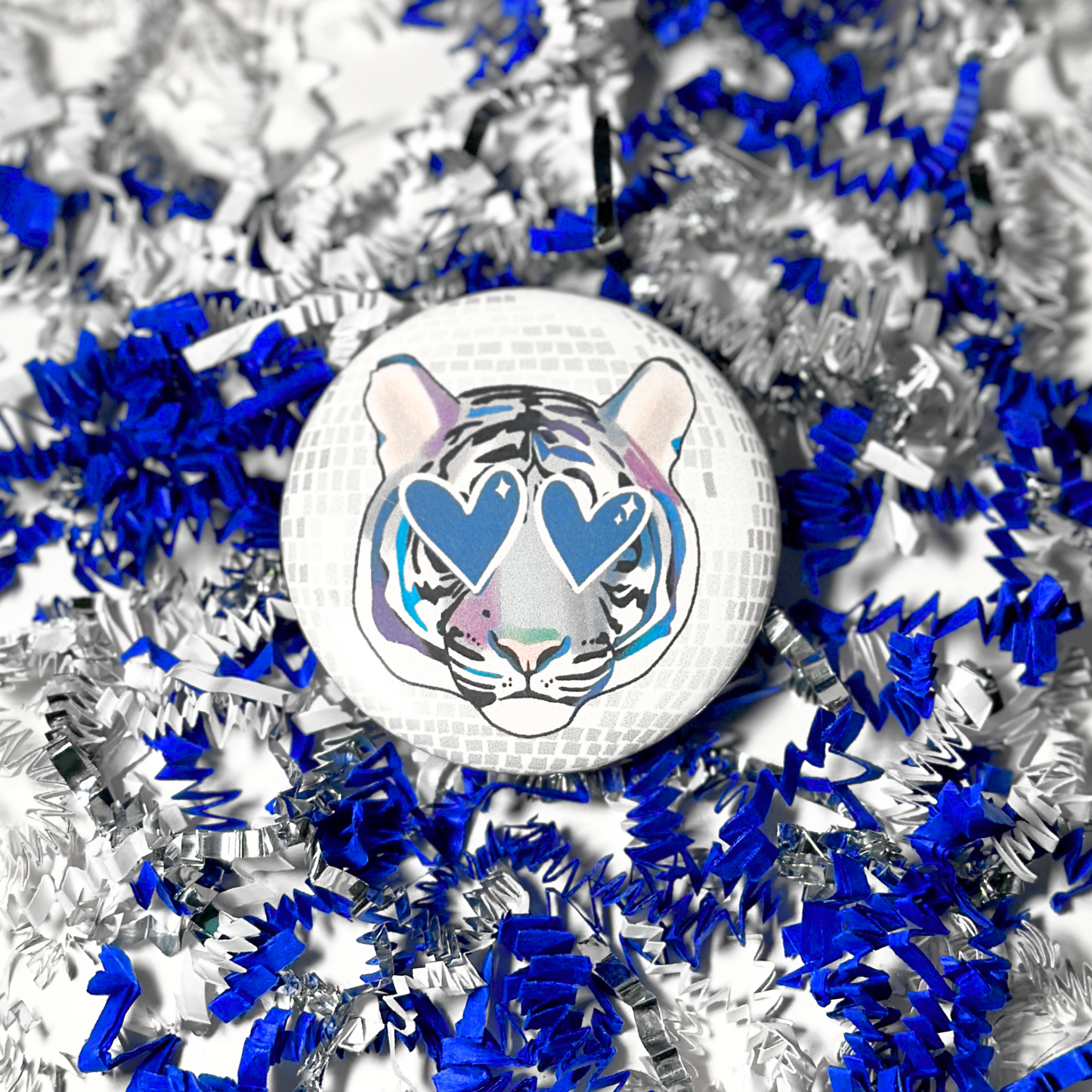 "Tiger Love" Disco Button