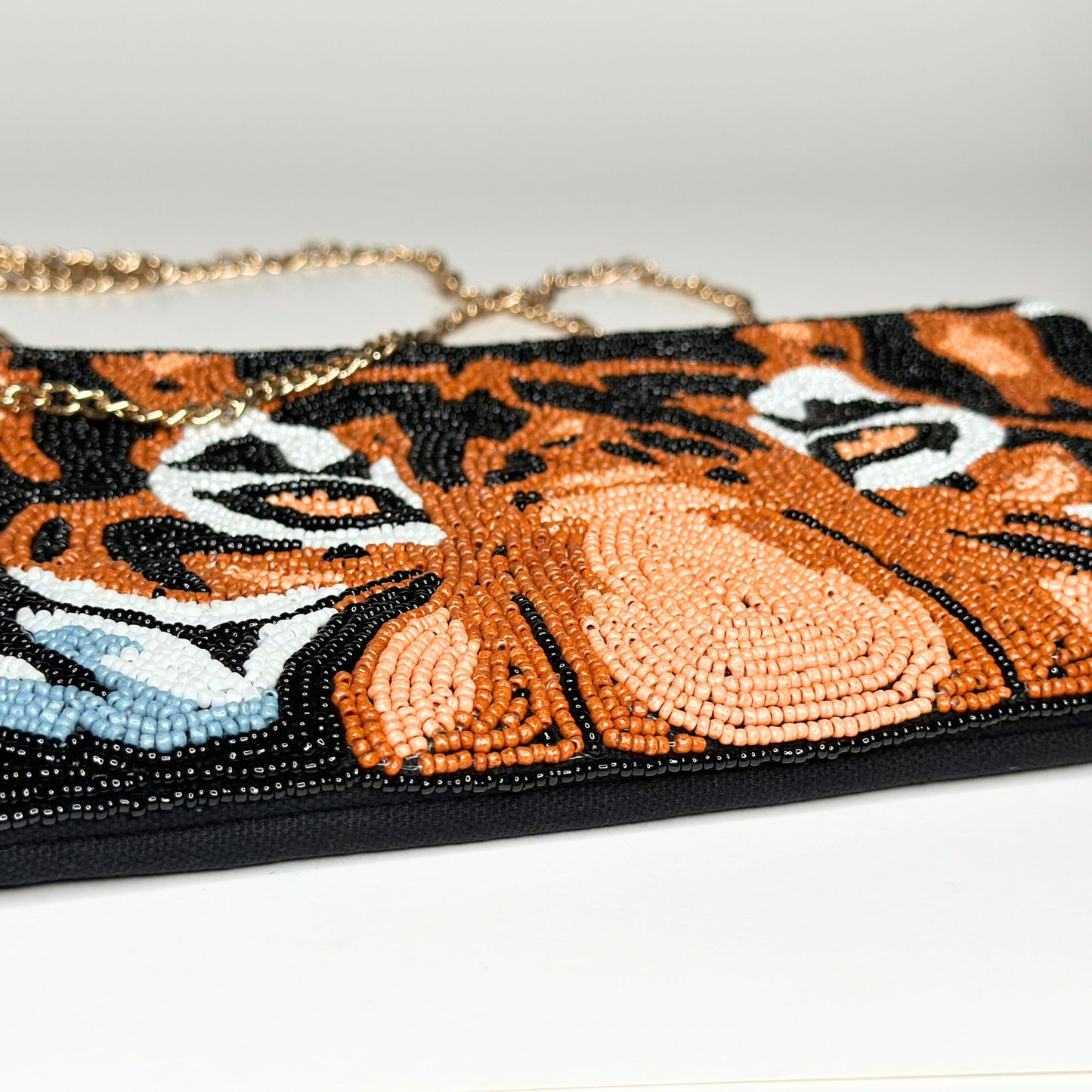 EYE OF THE TIGER Beaded Crossbody