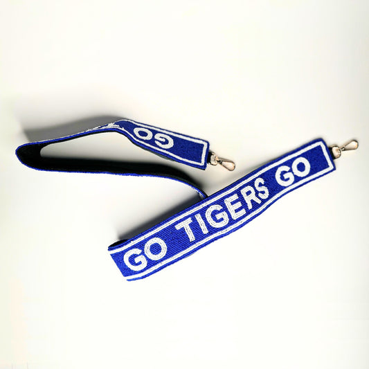 Go Tigers Go - Officially Licensed - BEADED Bag Strap