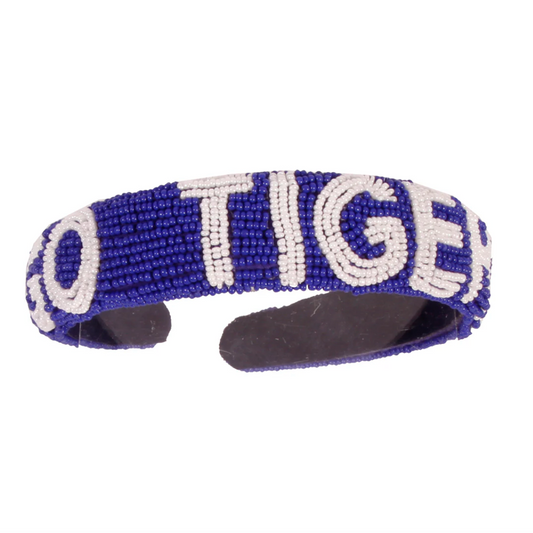 "GO TIGERS" Headband