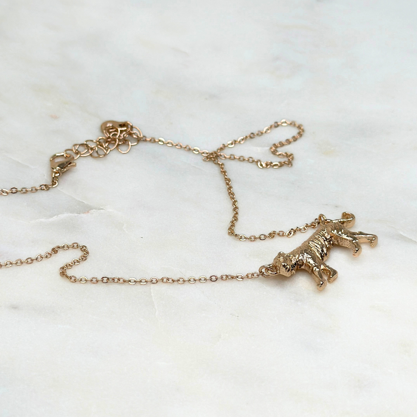 Demure Tiger Necklace