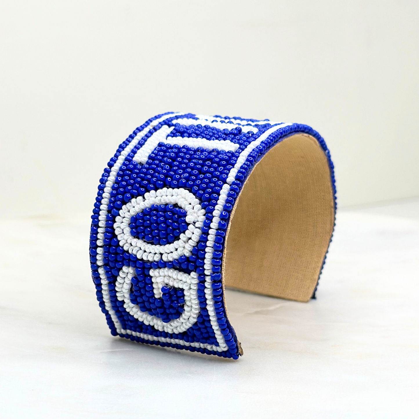 "GO TIGERS" Beaded Cuff