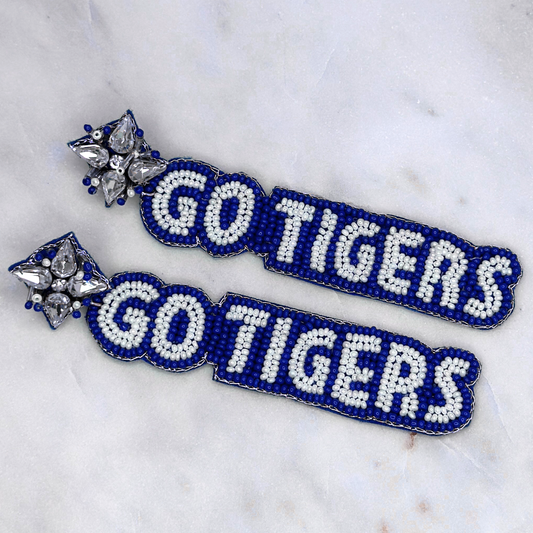 "GO TIGERS" Earrings