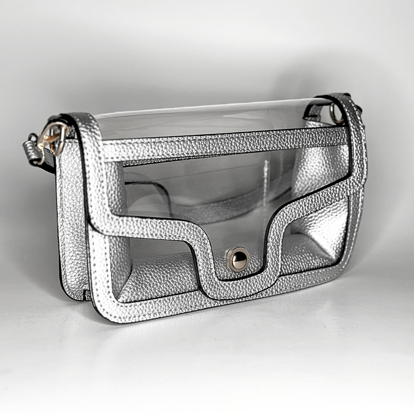 Game Day Clear Envelope Bag - Silver