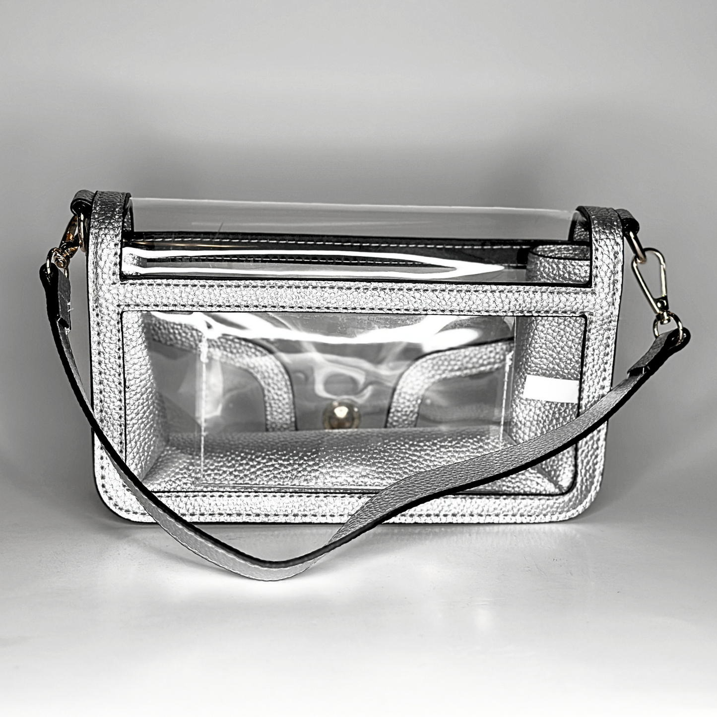 Game Day Clear Envelope Bag - Silver