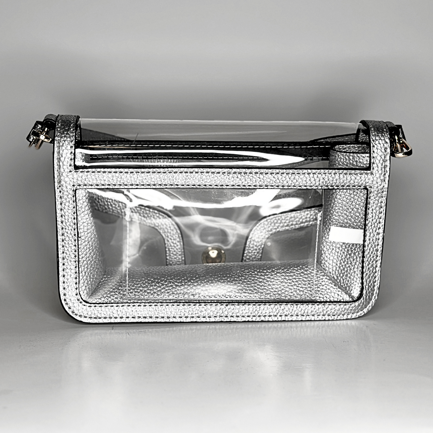 Game Day Clear Envelope Bag - Silver