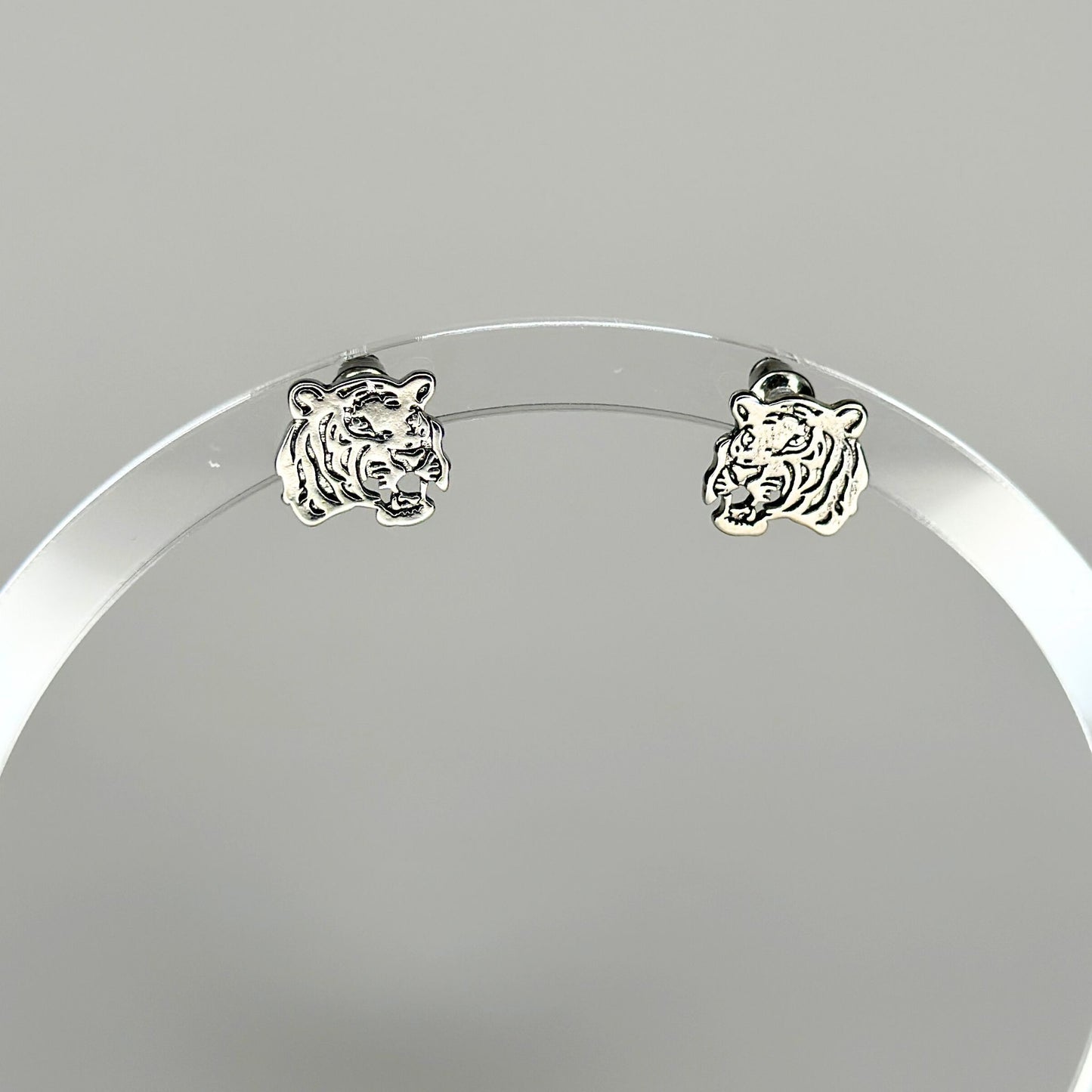 Silver Tiger Studs