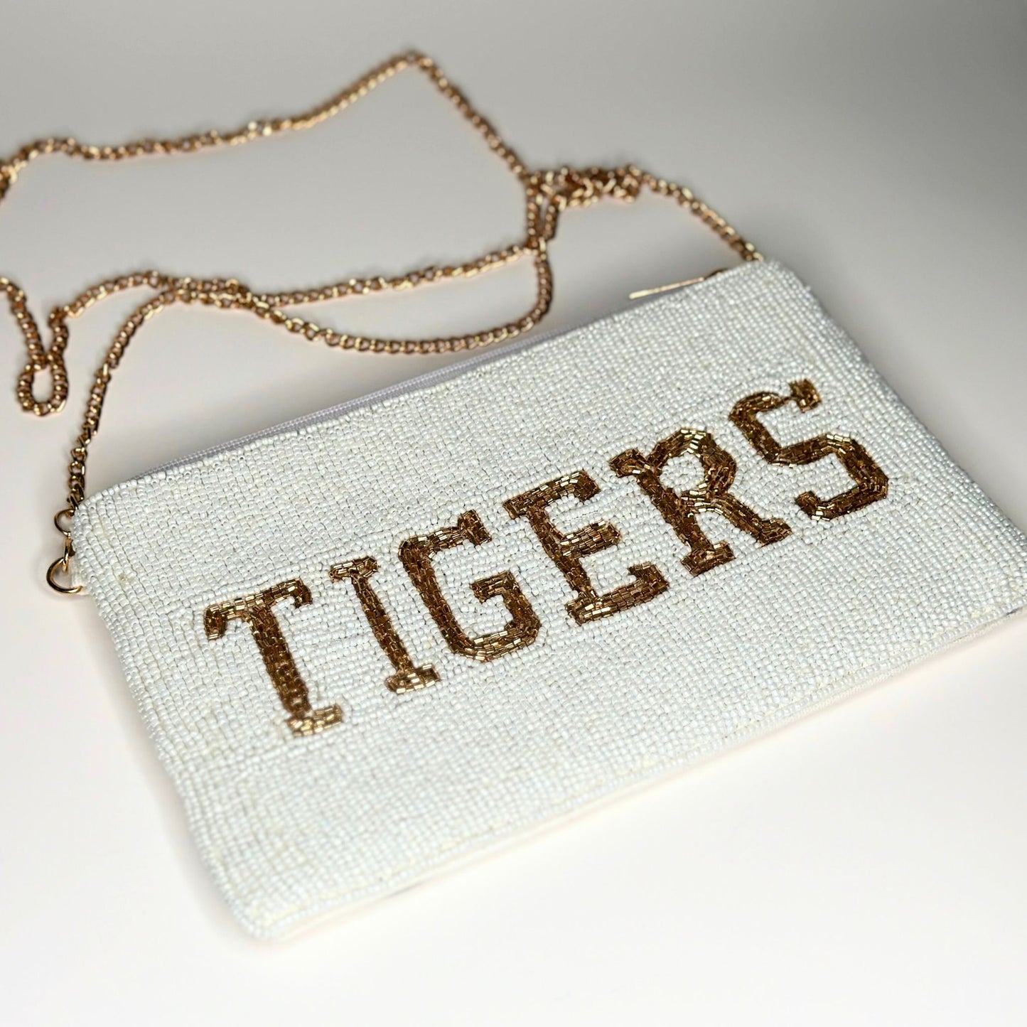 TIGERS Beaded Crossbody