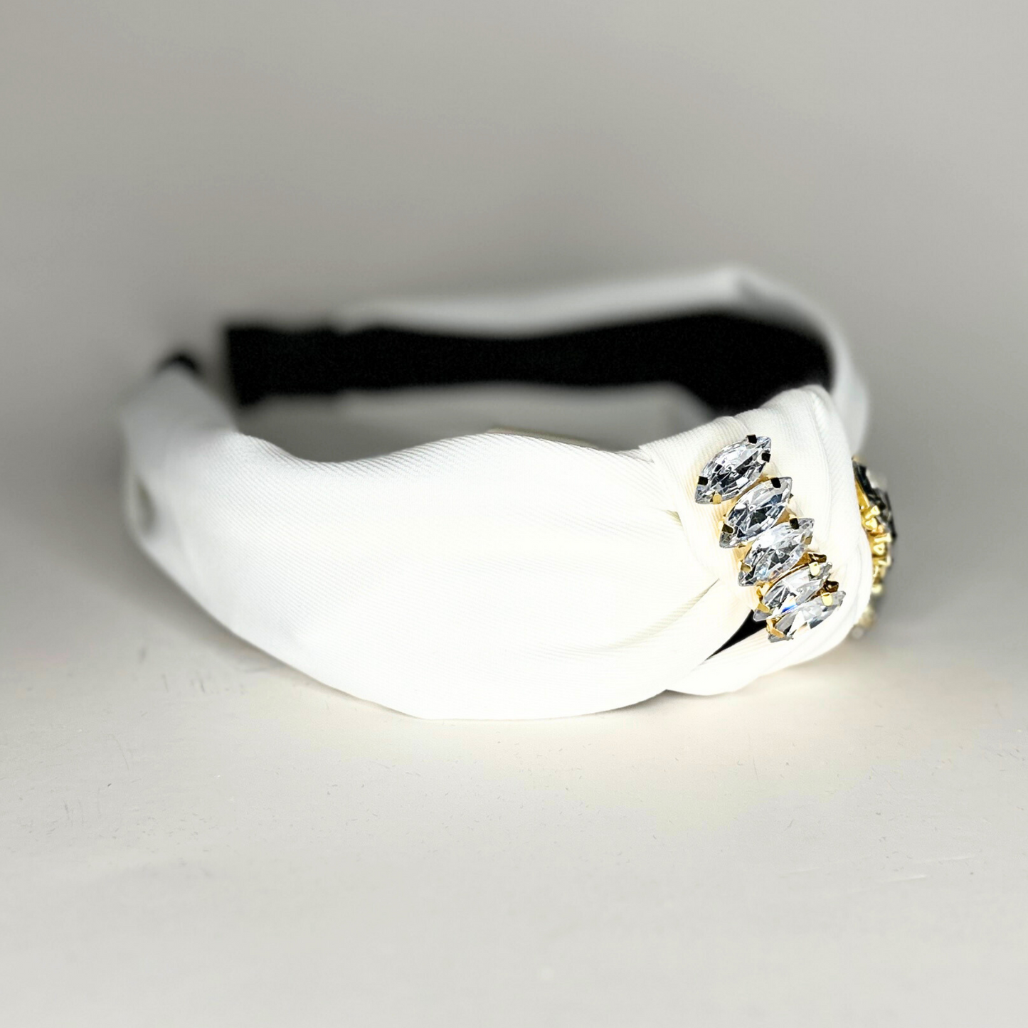 White Marquis Crystal Headband