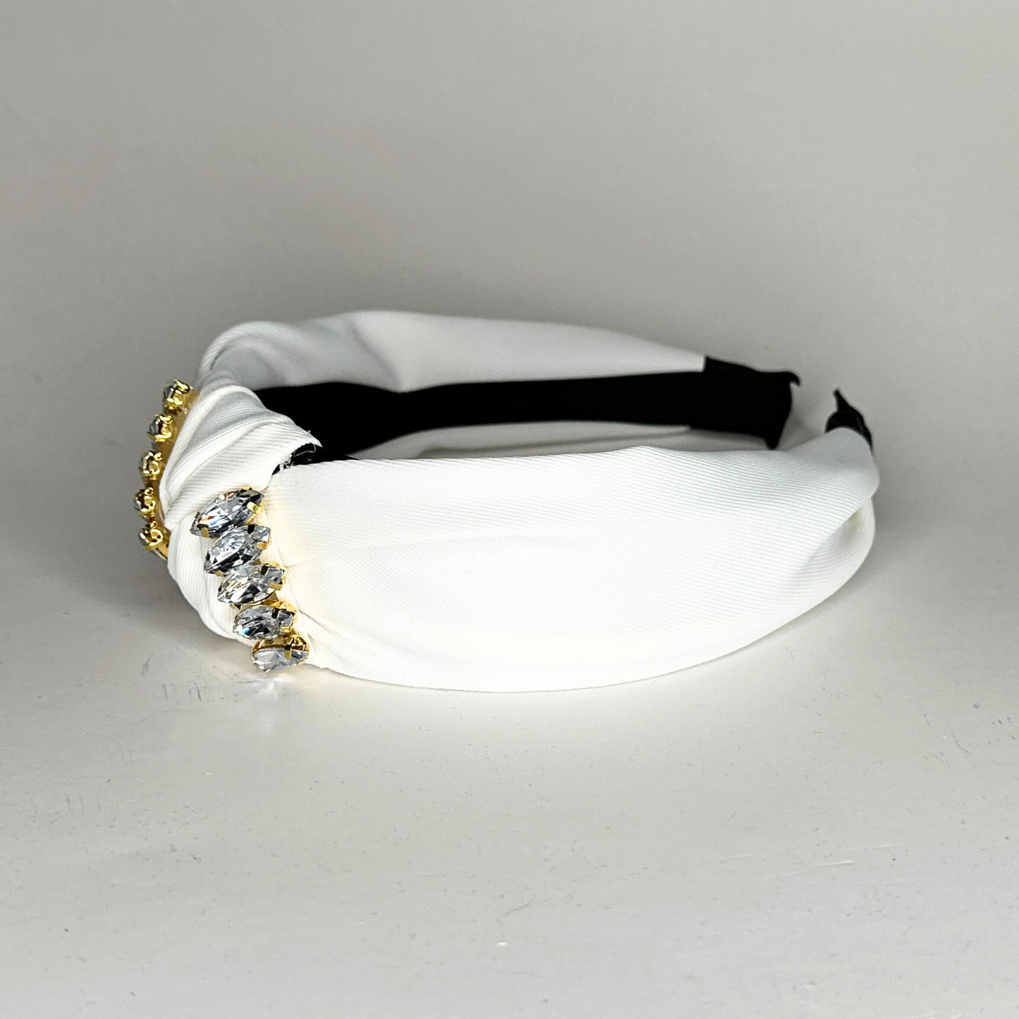 White Marquis Crystal Headband