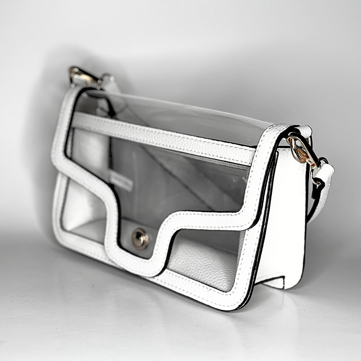 Game Day Clear Envelope Bag - White