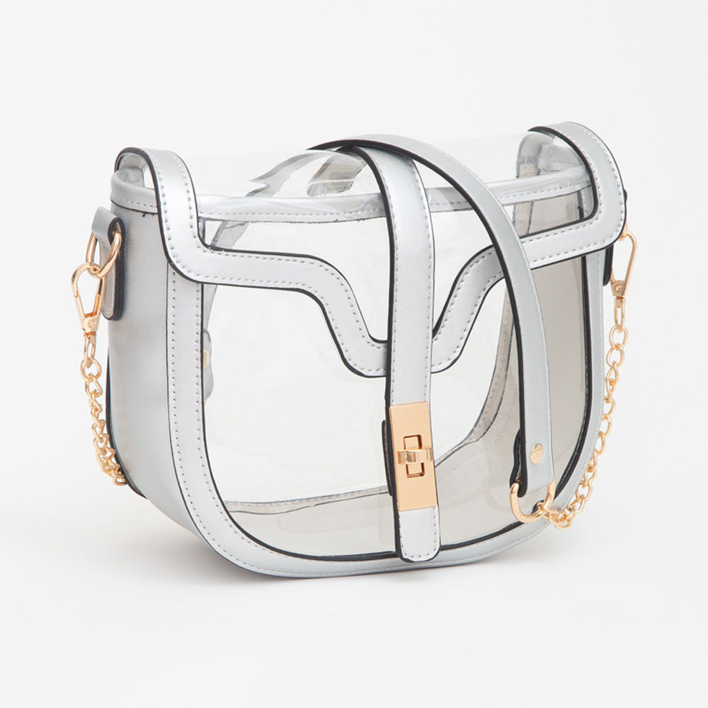 Gameday Saddle Bag - Silver