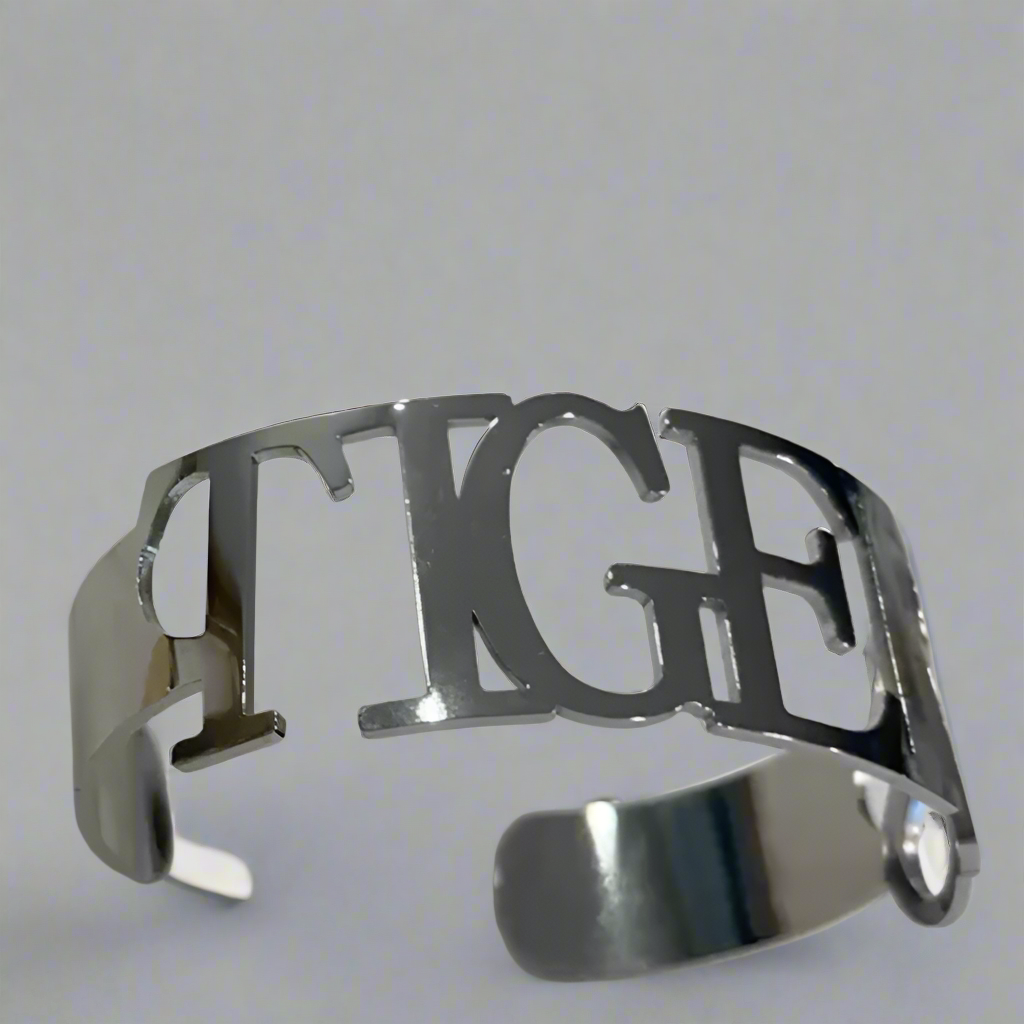 TIGERS Silver Bangle Cuff