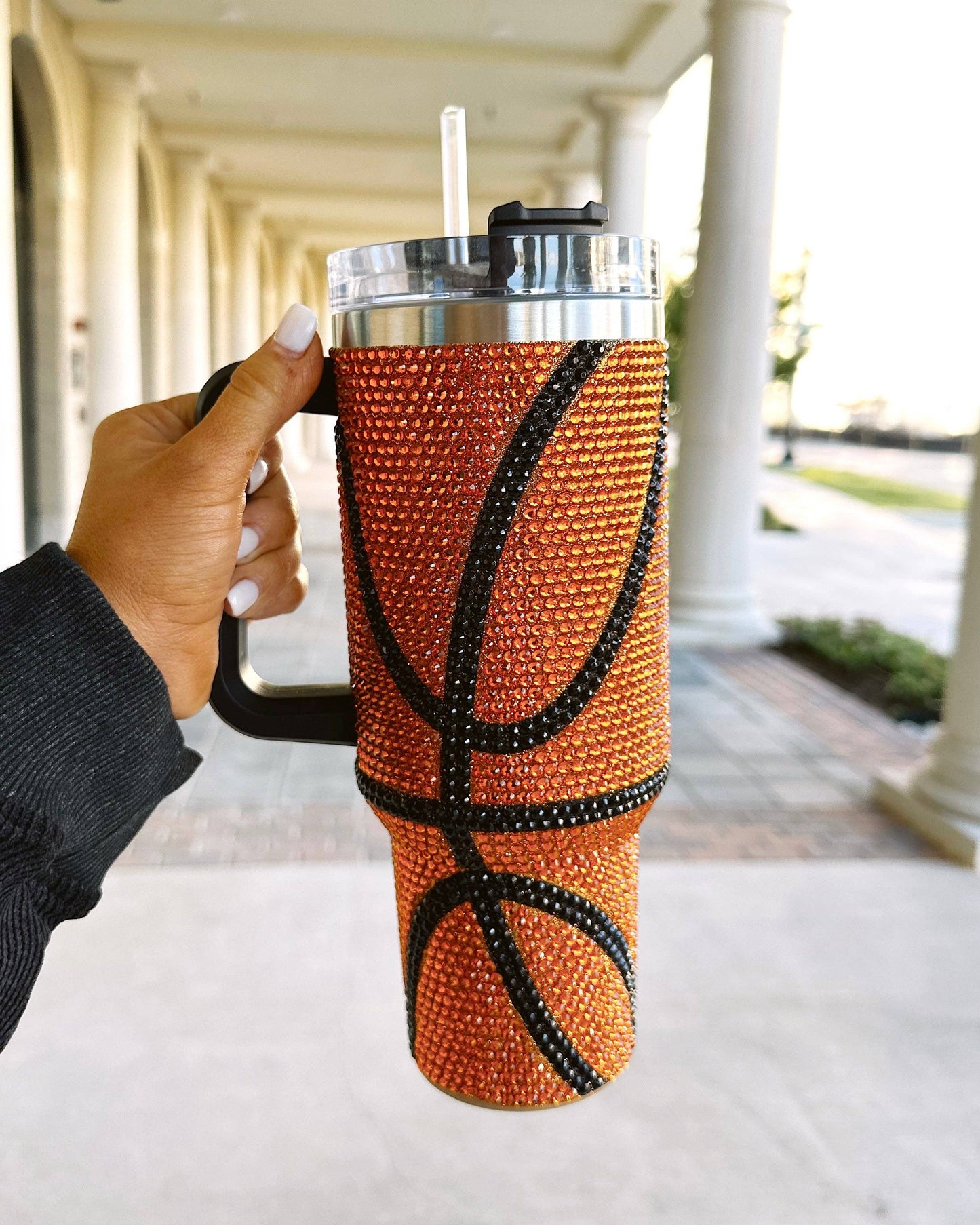 Crystal Basketball Tumbler